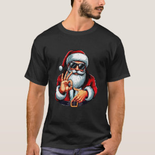 Rolig Six Seven 6 7 Meme Tomte Julskjorta Män T Shirt