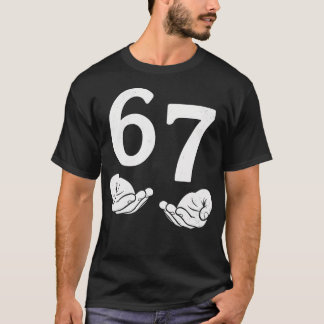 Rolig Six Seven 6 7 Rolig 67 Gen Alpha Slang 6-7 M T Shirt