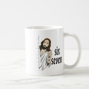 Rolig Six Seven Brainrot Meme 6 7 Viral Gen Z 67 T Kaffemugg