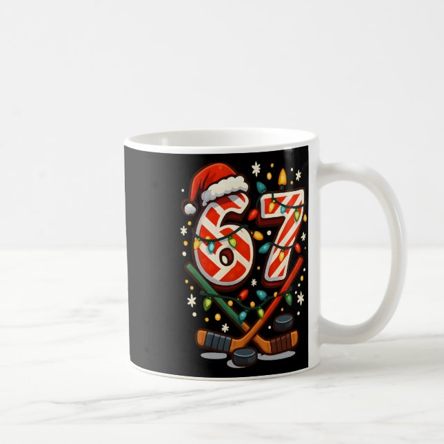 Rolig Six Seven Jul Ishockey  Kaffemugg (Höger)