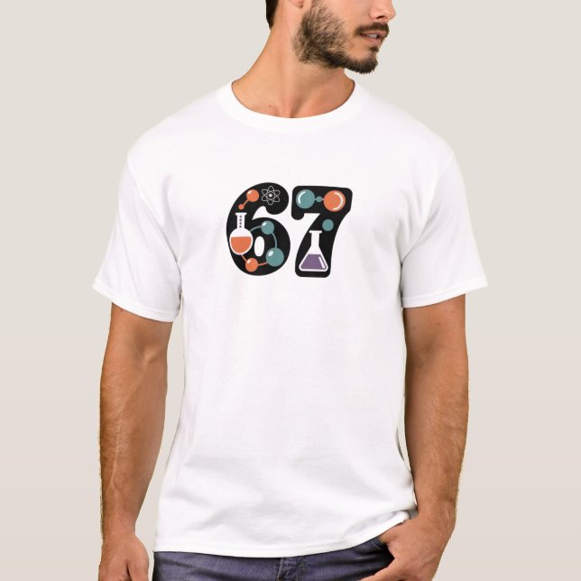 Rolig Six Seven Meme, Fysikalisk kemi T Shirt (Framsida)