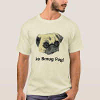 Rolig självbelåten mopshund tröja