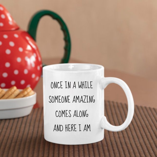 Rolig Självkärlek Självsäker  Kaffemugg (Funny Self Love Confidence Booster Coffee Mug)