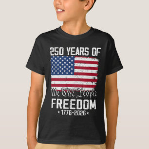 Rolig självständighetsdag 4 juli 1776-2026 250-års t shirt