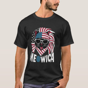 Rolig självständighetsdag 4 juli amerikansk flagga t shirt