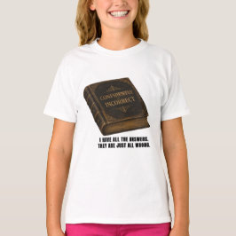 Rolig Sjävsäker Felaktig Sarksatisk Grafik T-Shirt