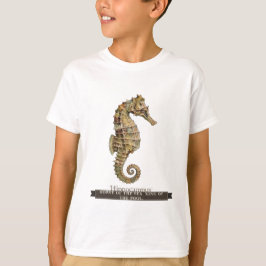 Rolig sjöhästar för barn t shirt