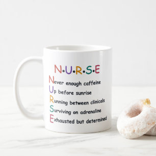 Rolig Sjuksköterska Akronym Sjuksköterska Student Kaffemugg