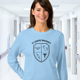 Rolig Sjuksköterska I.V. League T Shirt