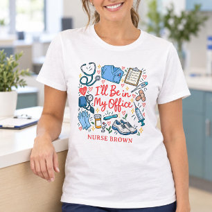 Rolig Sjuksköterska Jag Kommer Att Vara På Mitt Ko T Shirt
