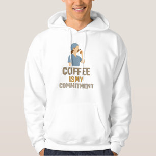 Rolig sjuksköterske hoodie – Kaffe är min passion