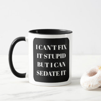 Rolig Sjuksköterske Mugg Jag Kan Inte Fixa Dumhet