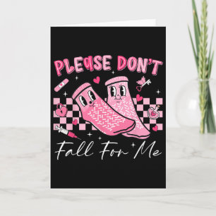 Rolig Sjuksköterskevalentin, vänligen falla inte f Kort