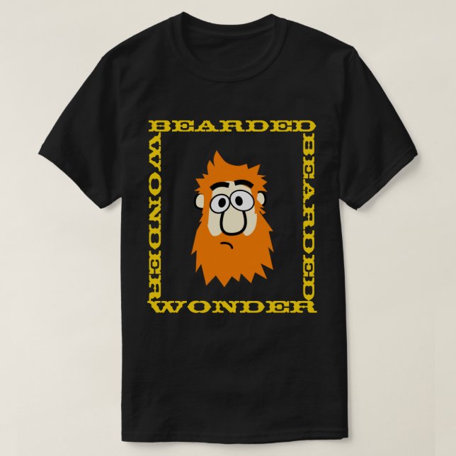 Rolig skäggig under tee (Design framsida)