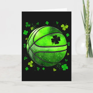 Rolig Skalle Och Shamrock Klöver St Patrick's Day  Kort