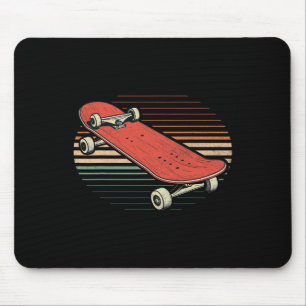 Rolig skateboardåkning Longboard utför tricks Sk Musmatta