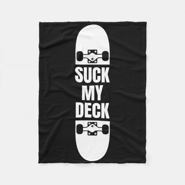 Rolig skateboarddäck Skateboardåkning Skater För M Fleecefilt (Framsidan)