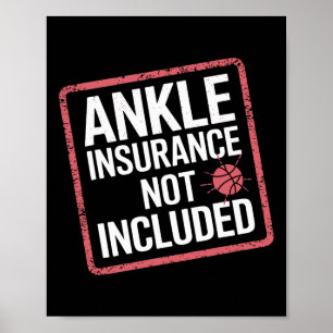 Rolig Skelett Ankel Försäkring Design För Skada Me Poster