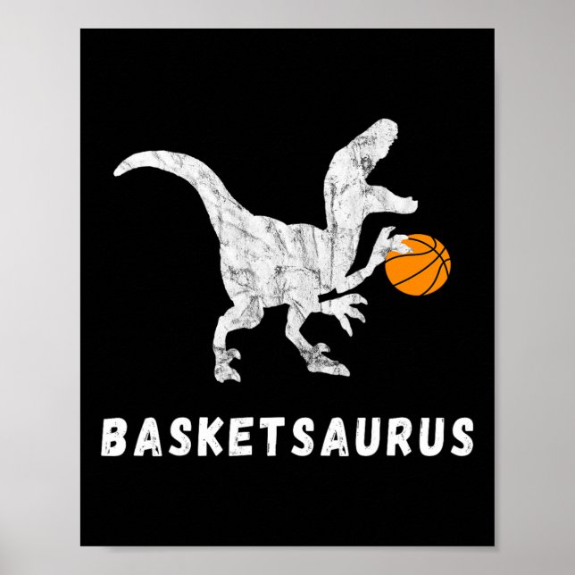 Rolig Skelett Dinosaurie T-rex Dino Skelett  Poster (Framsidan)
