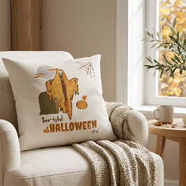 Rolig skelett Halloween kastkudde Kudde