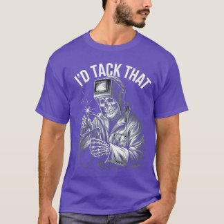 Rolig skelettsvetsare Halloween-svets P T Shirt