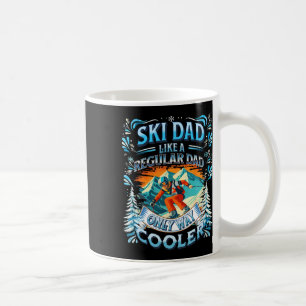 Rolig Ski Pappa Liksom En Vanlig Pappa Endast Myck Kaffemugg
