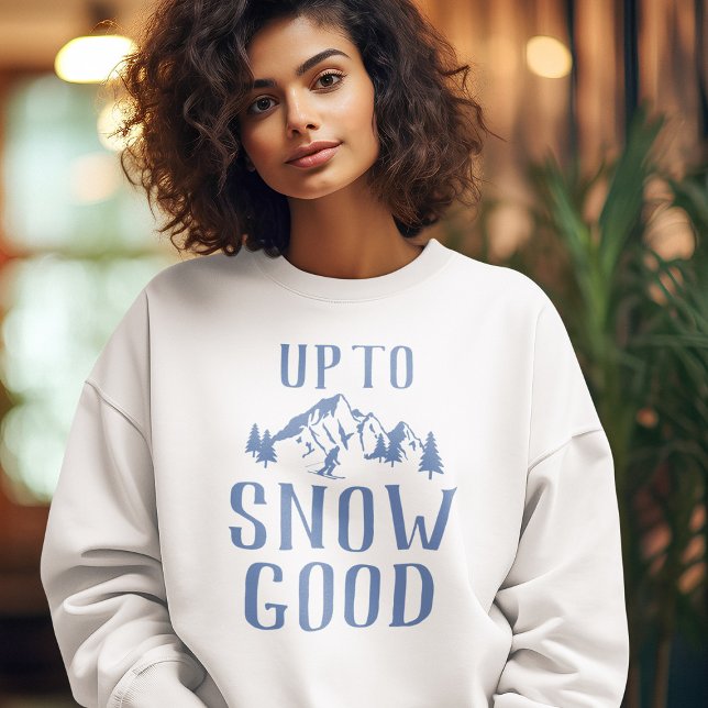 Rolig Skidbröllop Up To Snow Good T Shirt (Skapare uppladdad)