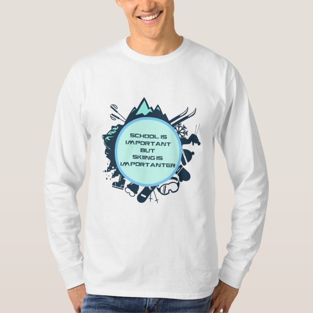 Rolig skidcitats t shirt (Framsida)