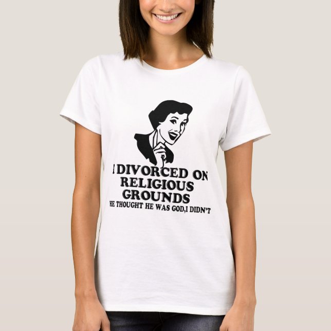 Rolig skilsmässa t shirt (Framsida)