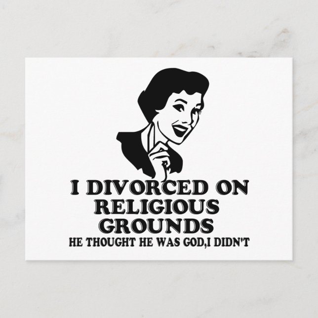 Rolig skilsmässa vykort (Framsida)