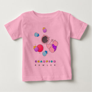 Rolig skjorta för bowlingbaby T T-shirt