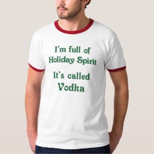 Rolig skjorta för helgdagandeVodka Tröja