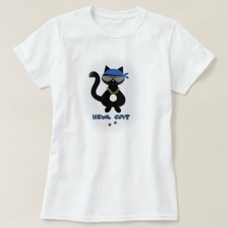Rolig skjorta för Kewl kattälskare T Tröja