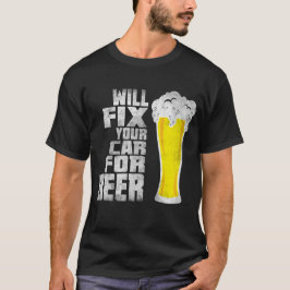 Rolig skjorta för öl för mekanikerbilälskare - t shirt