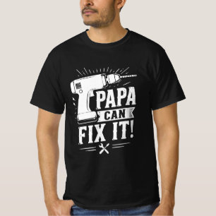 Rolig skjorta för pappor som är bilmekaniker t shirt