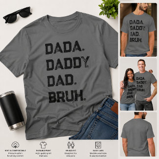 Rolig skjorta-Pappa BRUCH T Shirt