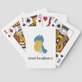 Rolig Skobill Stanna Stirra Casinokort