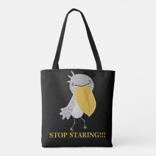 Rolig Skobill Stanna Stirra Tygkasse