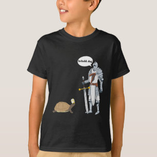 Rolig Sköldpadda Som Bär En Prästhatt Roligt Ga T Shirt