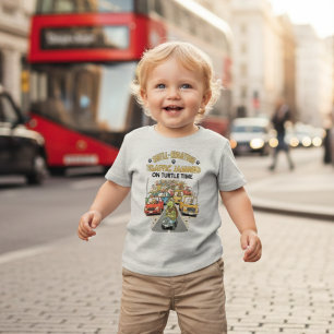 Rolig Sköldpadds Trafikstockning Firar T Shirt