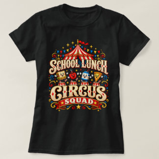Rolig Skolmåltids Crew Cafeteria Personal Humor Kv T Shirt