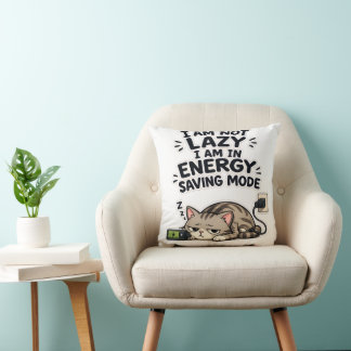 Rolig skotsk katt med energisparläge Lat Kudde