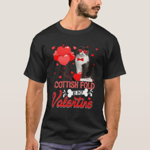 Rolig skotsk katthona är min valentinakatt Älskare T Shirt