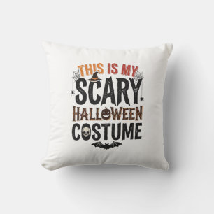 Rolig Skräckinjagande Halloween-kostym Vintage T-S Kudde