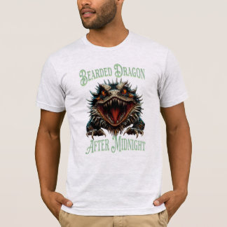 Rolig Skräckinjagande Skäggagame T Shirt