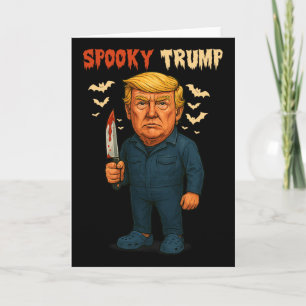 Rolig Skräckis Trump Skräck Amerinsk Film Hallowee Kort