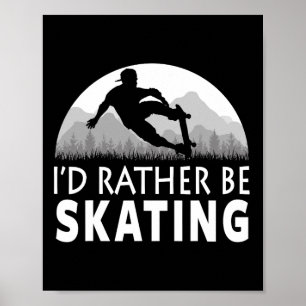 Rolig Skridskoåkning Poster