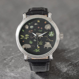 Rolig skrikande opossumpresent för män armbandsur