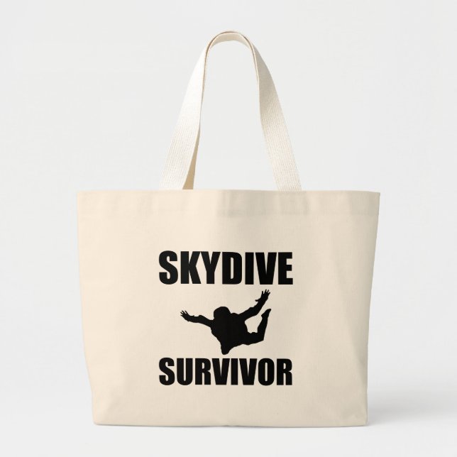 Rolig Skydive överlevande Jumbo Tygkasse (Framsidan)