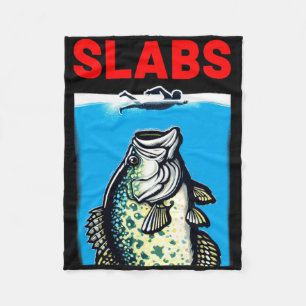 Rolig Slab Berömd Haj Film Parodi Slabs Crappie Fleecefilt